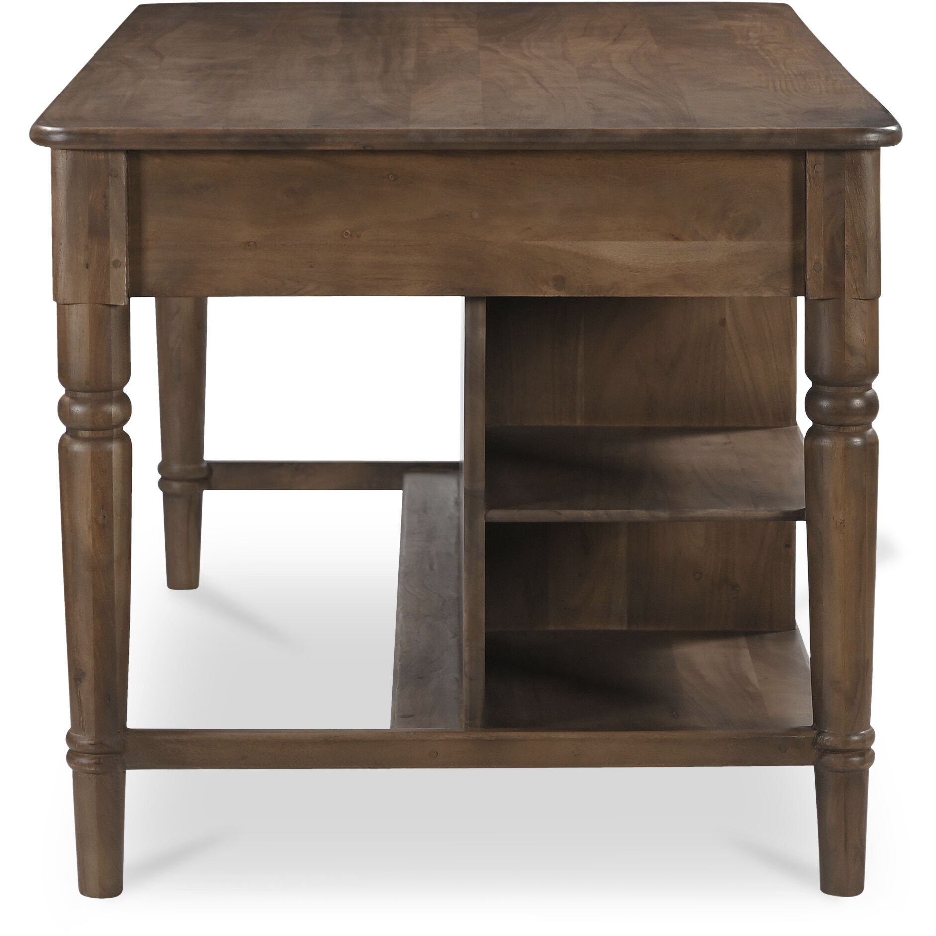 Russet Brown Kitchen Island